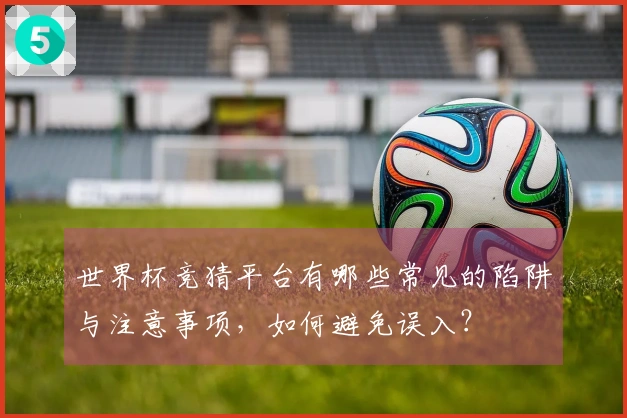 世界杯竞猜平台有哪些常见的陷阱与注意事项，如何避免误入？