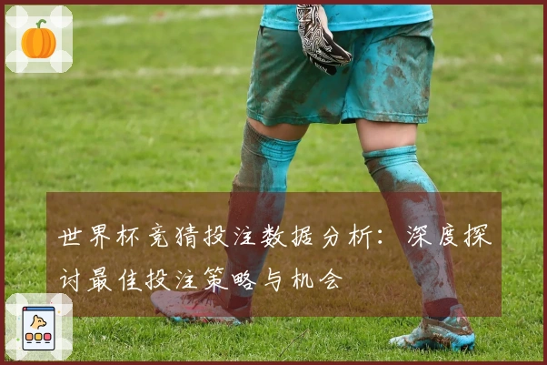 世界杯竞猜投注数据分析：深度探讨最佳投注策略与机会
